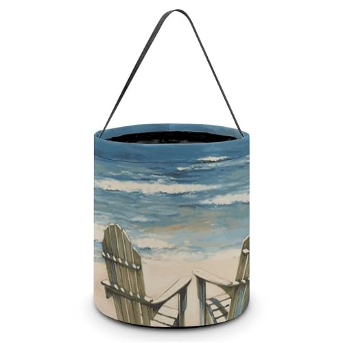 Beach Scene With Chairs