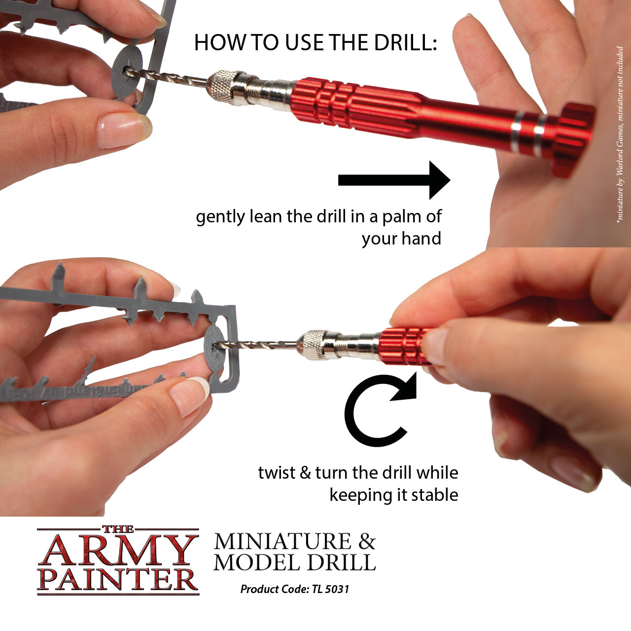 Miniature and Model Drill - Precision Hobby Tool for DIY Crafts, Miniature Building & Model Making - Perfect for Woodworking, Jewelry Making & RC Car Repair