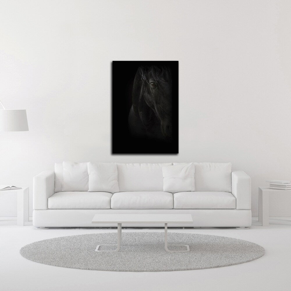 Black Pearl Wall Art by PhotoINC Studio - Premium Canvas Print Ready to Hang - Perfect for Living Room, Bedroom & Office Decor