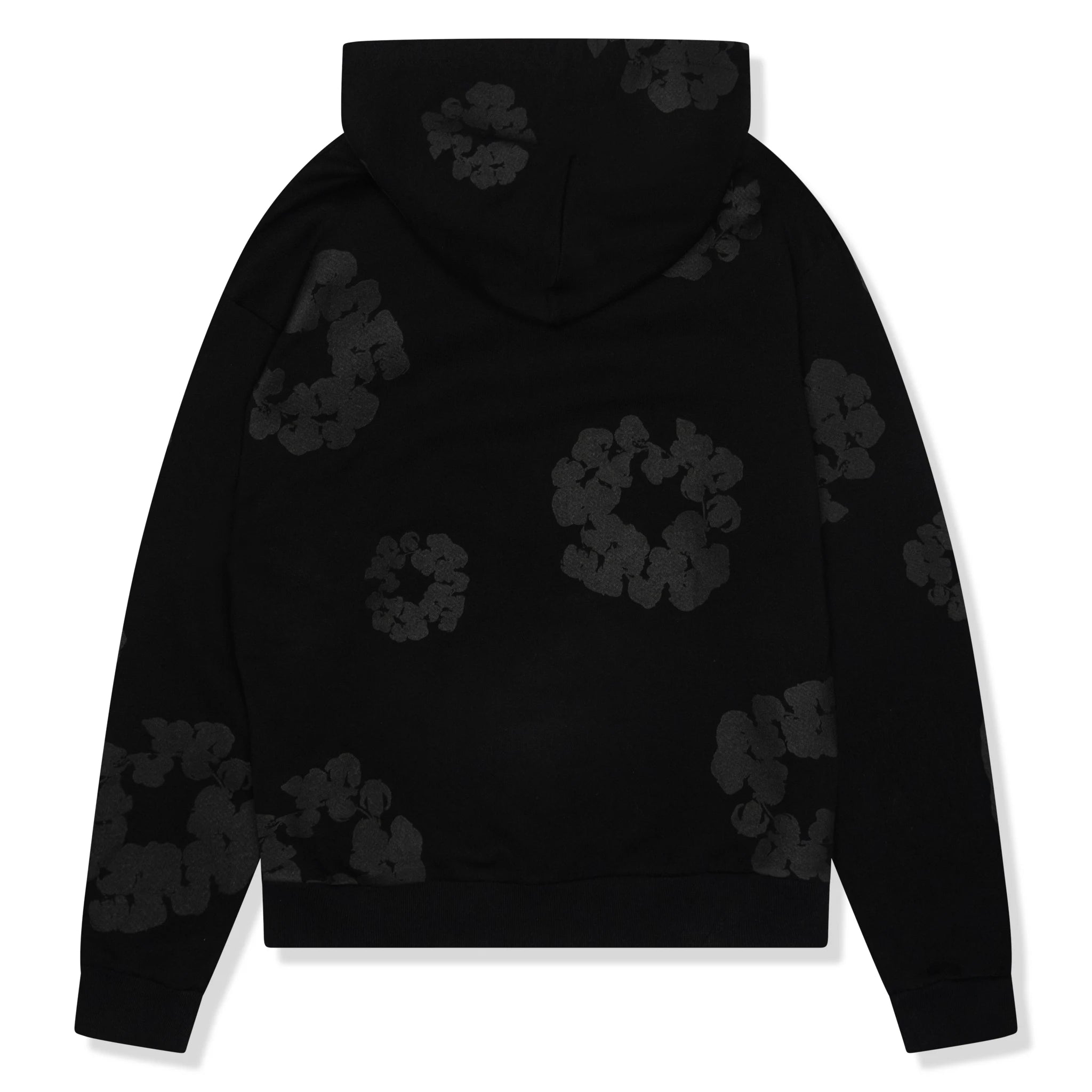 Denim Tears Cotton Wreath Black Monochrome Hoodie - Stylish Streetwear for Men & Women | Perfect for Casual Outfits, Urban Fashion, and Everyday Wear