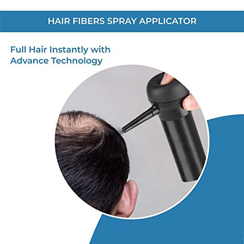 Hair Fiber Applicator for Thin Hair - Spray Nozzle for Hair Building Fibers & Thickening | Natural Hair Loss Concealer for Men & Women | Perfect for Daily Use, Styling & Volume Boost