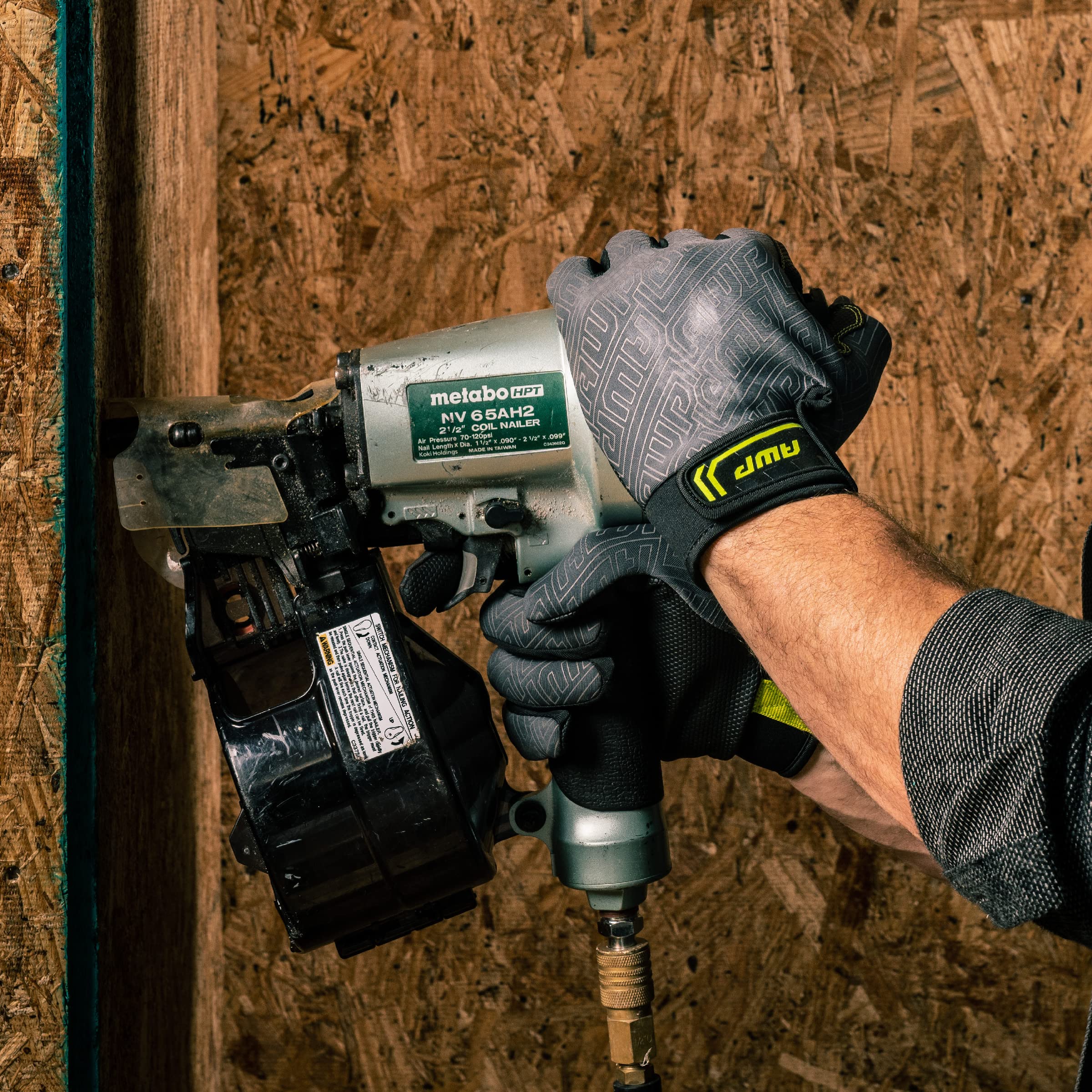 AWP Extreme Fit Work Gloves - Durable & Comfortable Safety Gloves for Construction, Gardening & DIY Projects - Perfect for Heavy Duty Work & Outdoor Activities