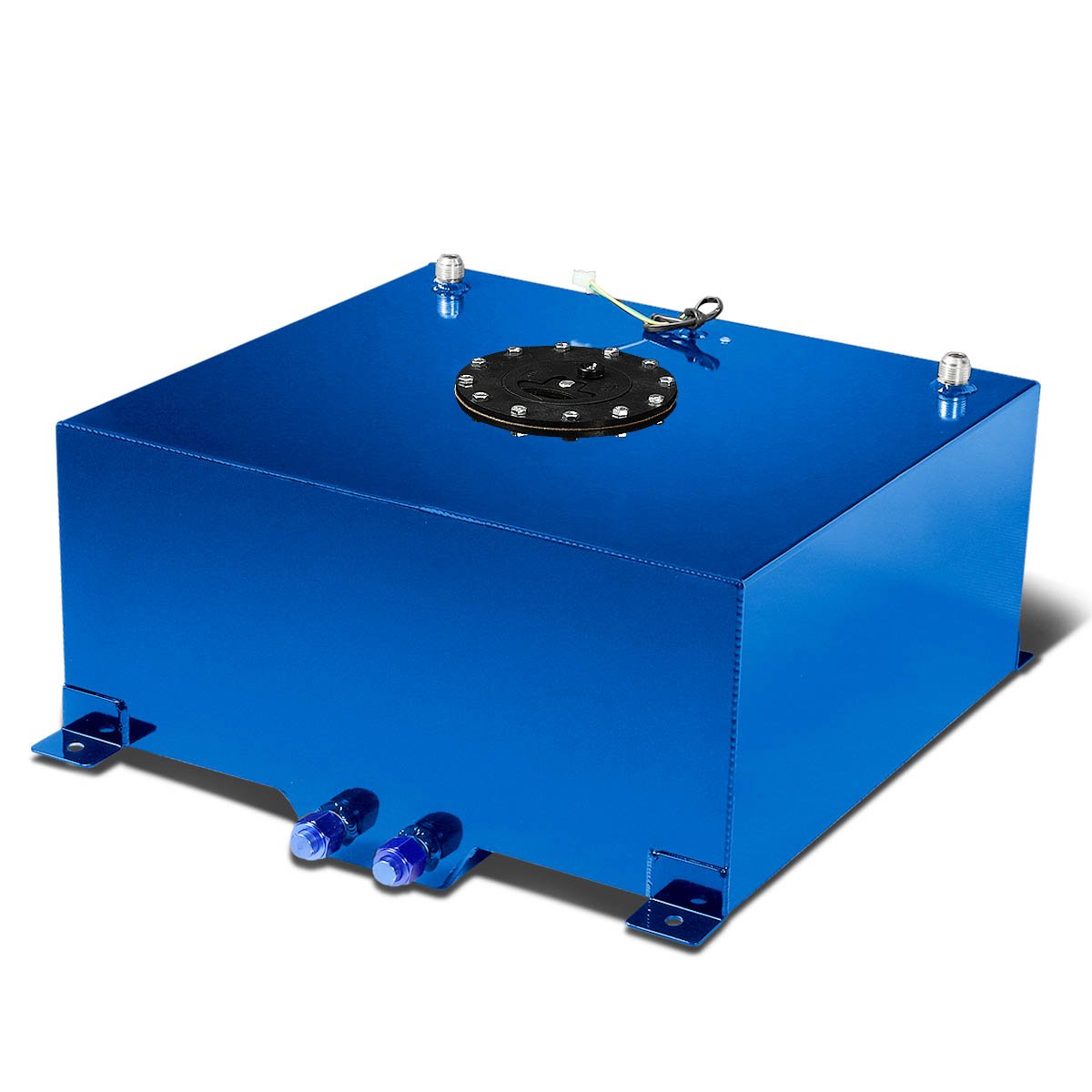 DNA MOTORING 15 Gallon Aluminum Top-Feed Fuel Cell Gas Tank - 19.75