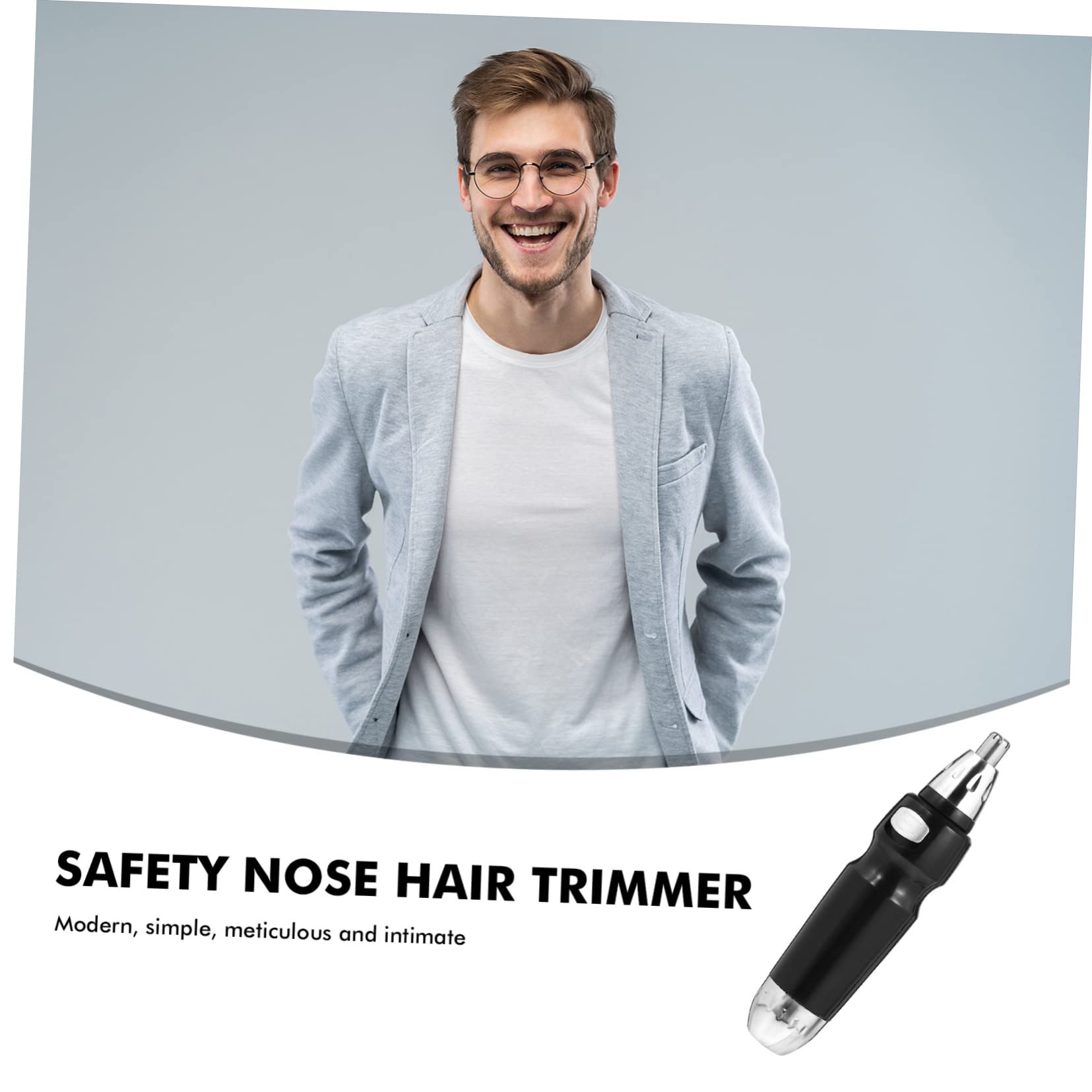 IPetBoom Electric Nose & Ear Hair Trimmer for Men - Rechargeable Manscaping Grooming Tool with Precision Blades - Painless Hair Removal for Nose, Ears & Body - Perfect for Travel, Home & Personal Care