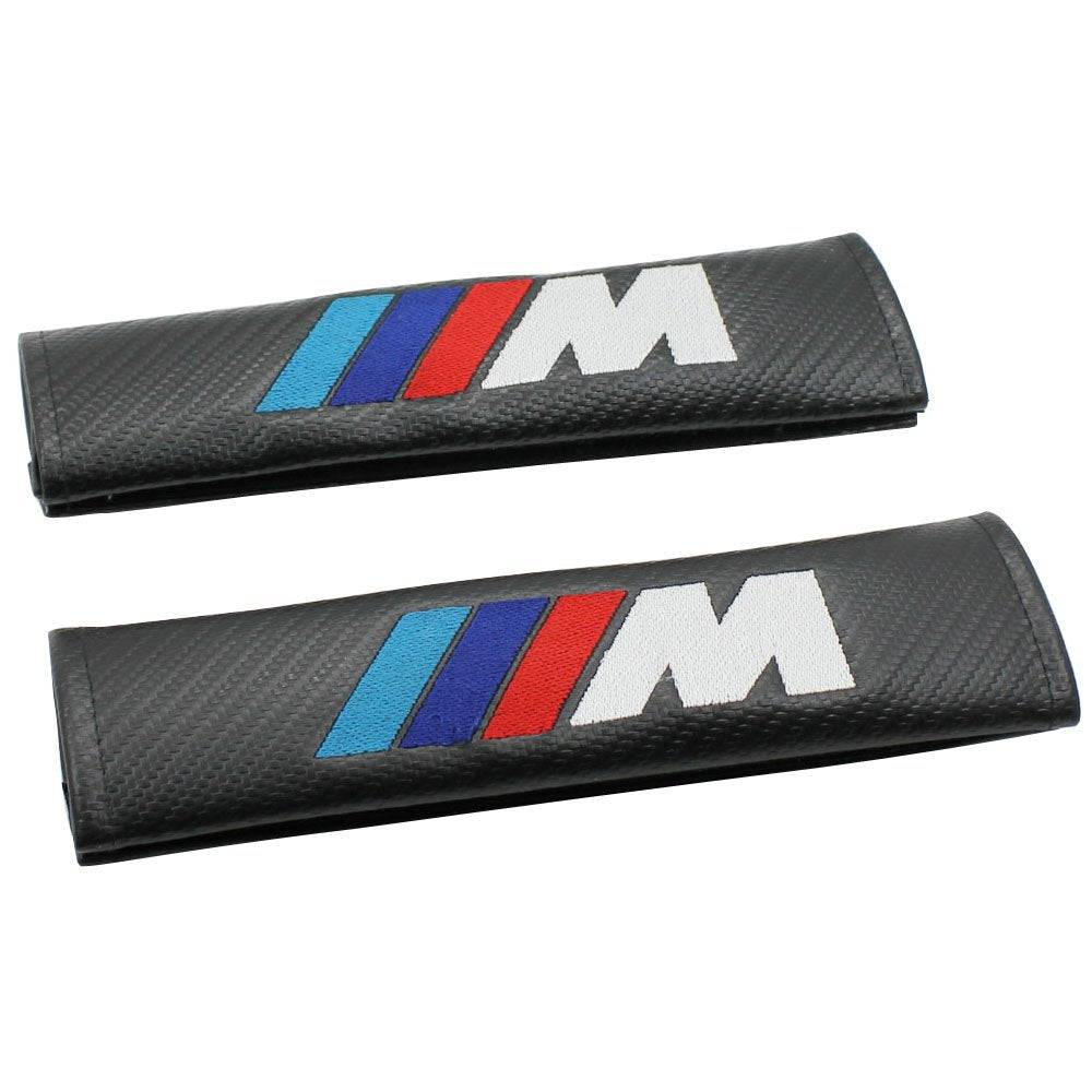 BMW M Series Seat Belt Shoulder Pad Cover Protectors - Comfortable & Durable Car Accessories for Enhanced Driving Experience - Perfect for Long Road Trips & Daily Commutes
