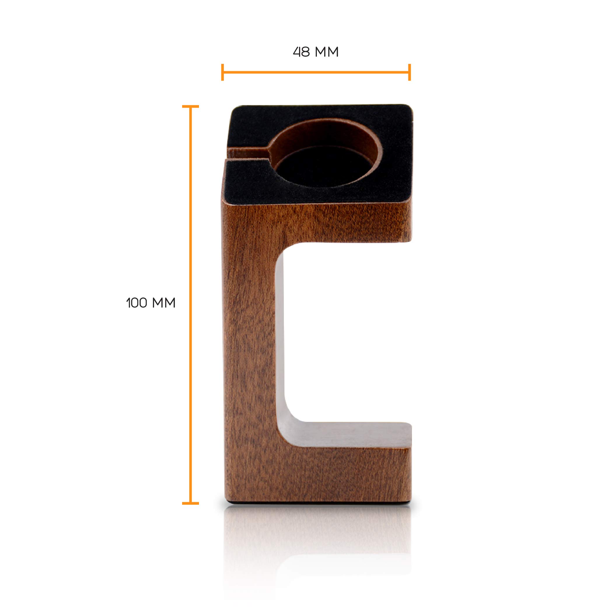 Premium Apple Watch Charging Stand - Universal iWatch Charger Dock for All Models (Series 1/2/3/4/5/6/7/8/SE) - Perfect for Nightstand, Office Desk & Travel Accessory Organization