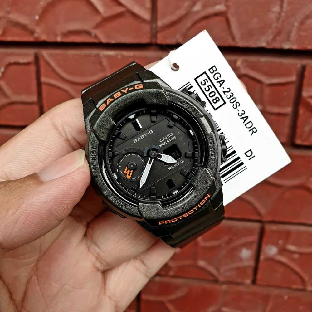 CASIO BABY-G BGA-230S-3ADR Digital Quartz Watch for Women - Green Resin Strap, Shock Resistant, Water Resistant - Perfect for Sports, Outdoor Activities & Everyday Wear