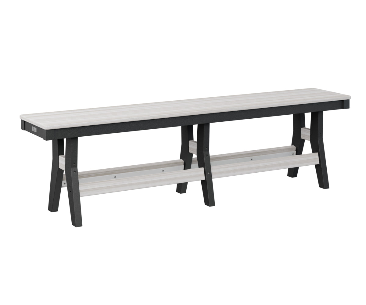 Berlin Gardens Harbor 66 Dining Bench - Outdoor Patio Furniture Set with Weather-Resistant Teak Wood - Perfect for Backyard, Garden, and Poolside Dining Areas