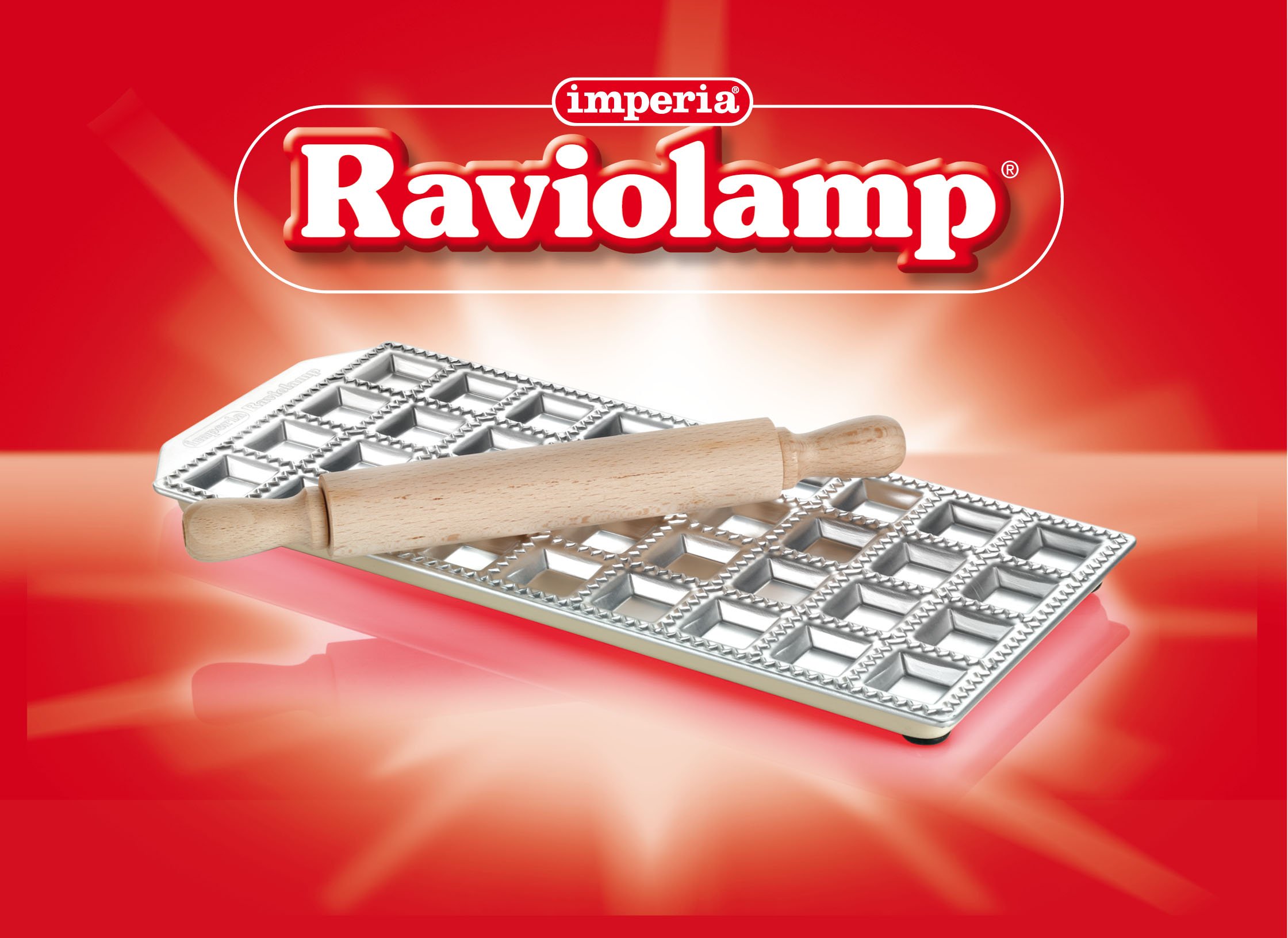 Matfer Bourgeat Stainless Steel Ravioli Maker with Wooden Rolling Pin - Perfect for Homemade Pasta, Dumplings & Italian Cuisine