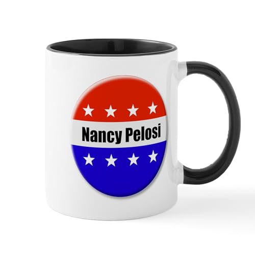 White/Black Inside - Nancy Pelosi Mugs