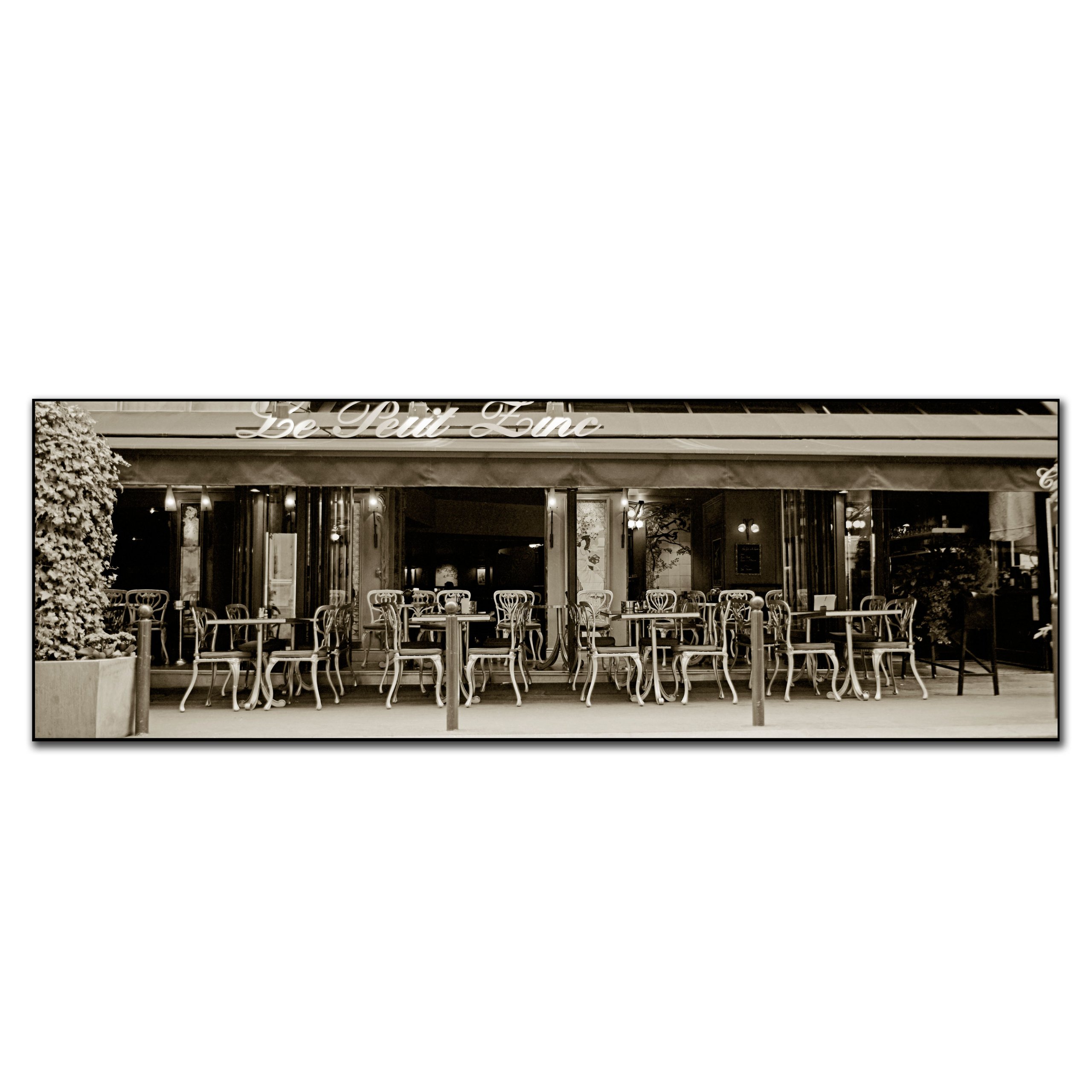 Preston Petit Zinc Canvas Art - 8x24 Inch Modern Wall Decor for Living Room, Bedroom & Office - Trademark Art Handmade Framed Painting