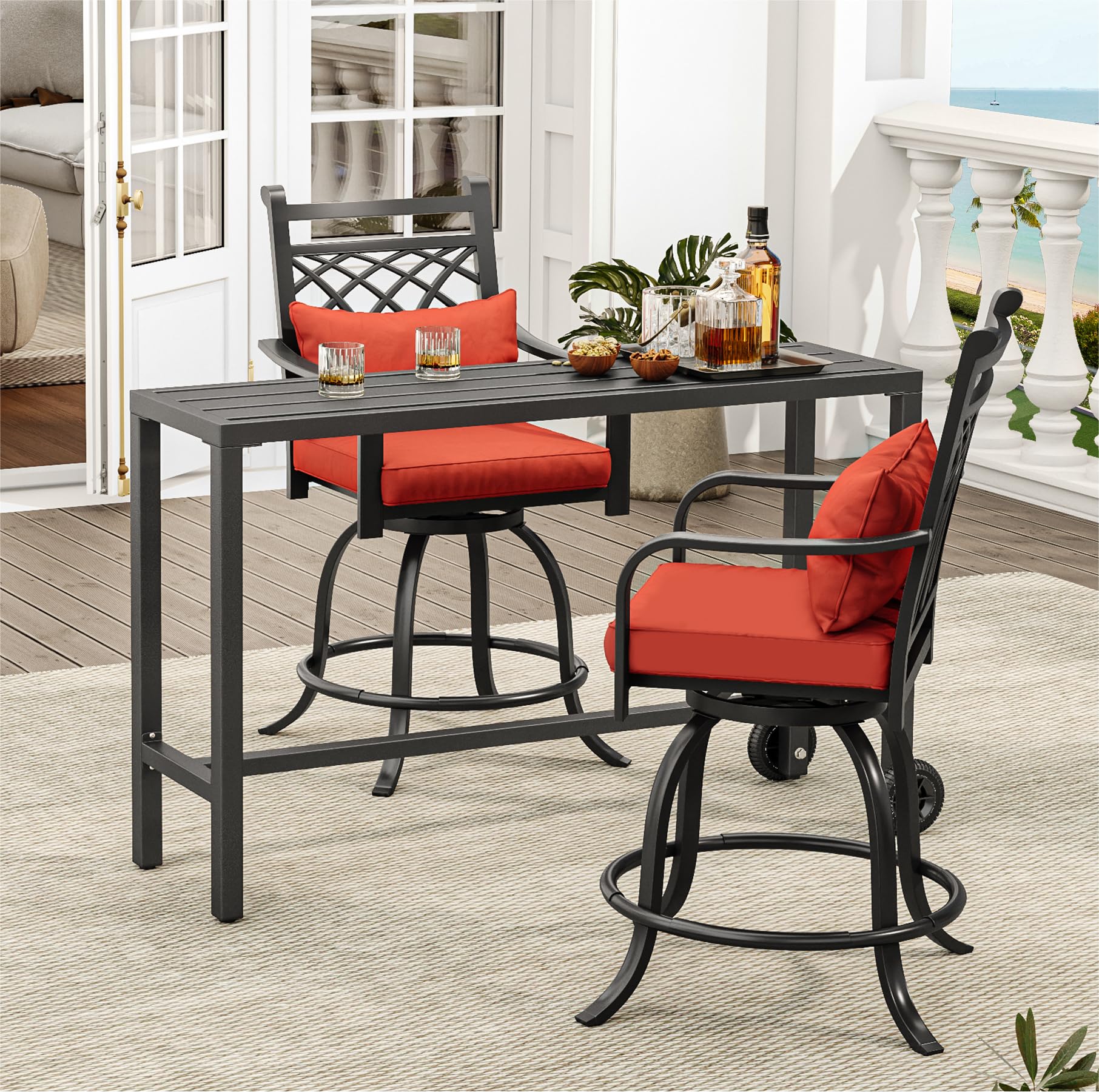 YITAHOME 3-Piece Outdoor Bar Set - 55