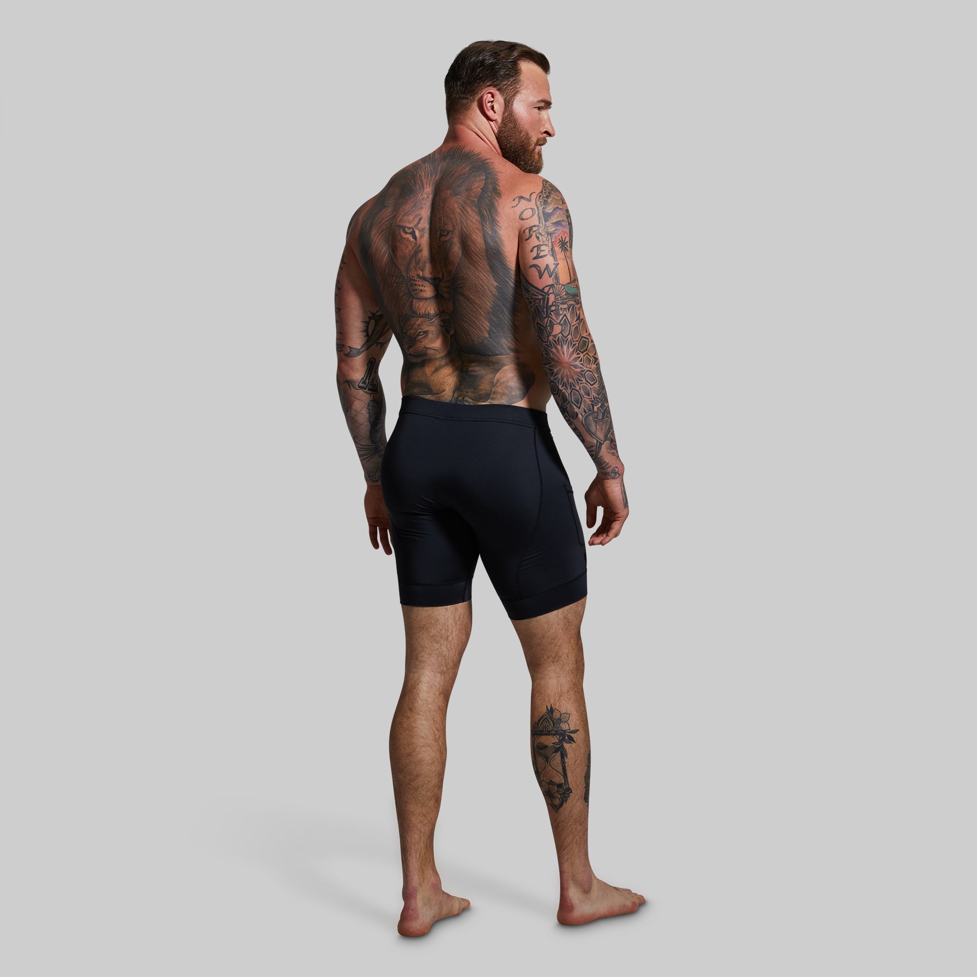 Best Men's Compression Shorts for Running & Workout - Breathable & Moisture-Wicking Black Athletic Shorts - Ideal for Gym, Cycling & Sports Recovery