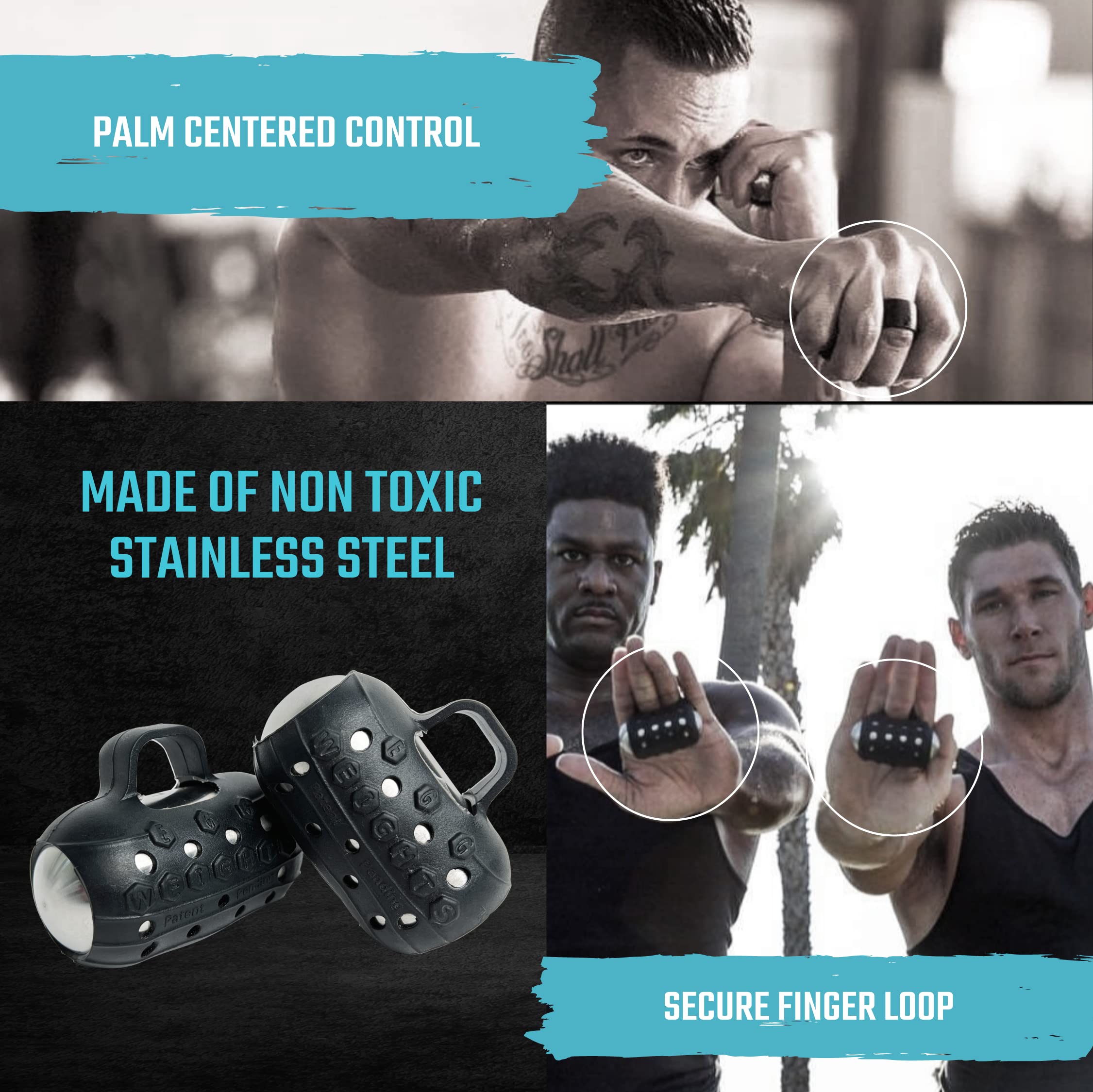 Egg Weights Dumbbell Set for Men & Women - Free Weight Handheld Exercise Equipment for Kickboxing, Shadowboxing, Yoga - Home & Gym Fitness Training Accessories