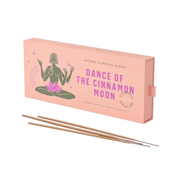 Premium Cinnamon Moon Incense Sticks - Natural Aromatic Sticks for Relaxation, Meditation & Home Fragrance