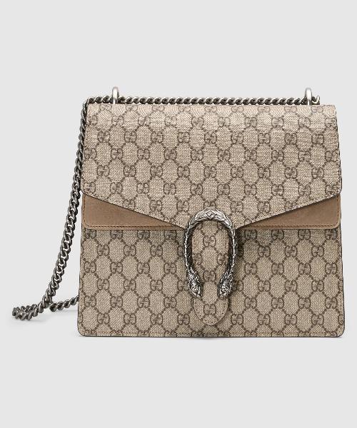 Gucci Dionysus GG Supreme Mini Bag in Beige & Brown | Luxury Crossbody Bag for Women | Perfect for Parties, Dates & Everyday Use