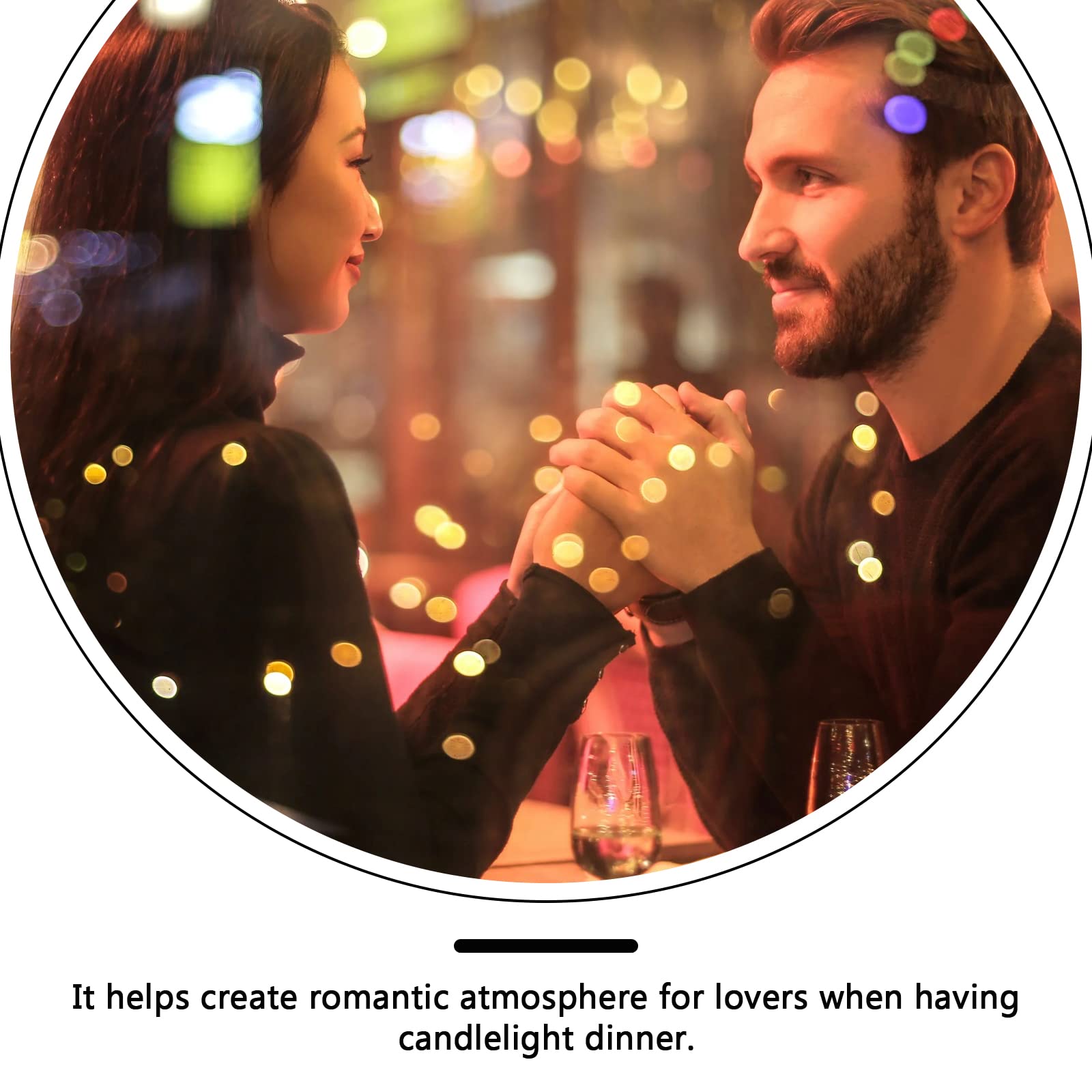 1pc Romantic Candlelight Dinner Glass Oil Lamp - Nordic Style Glass Oil Candle for Home Decor, Wedding Centerpiece & Cozy Ambiance
