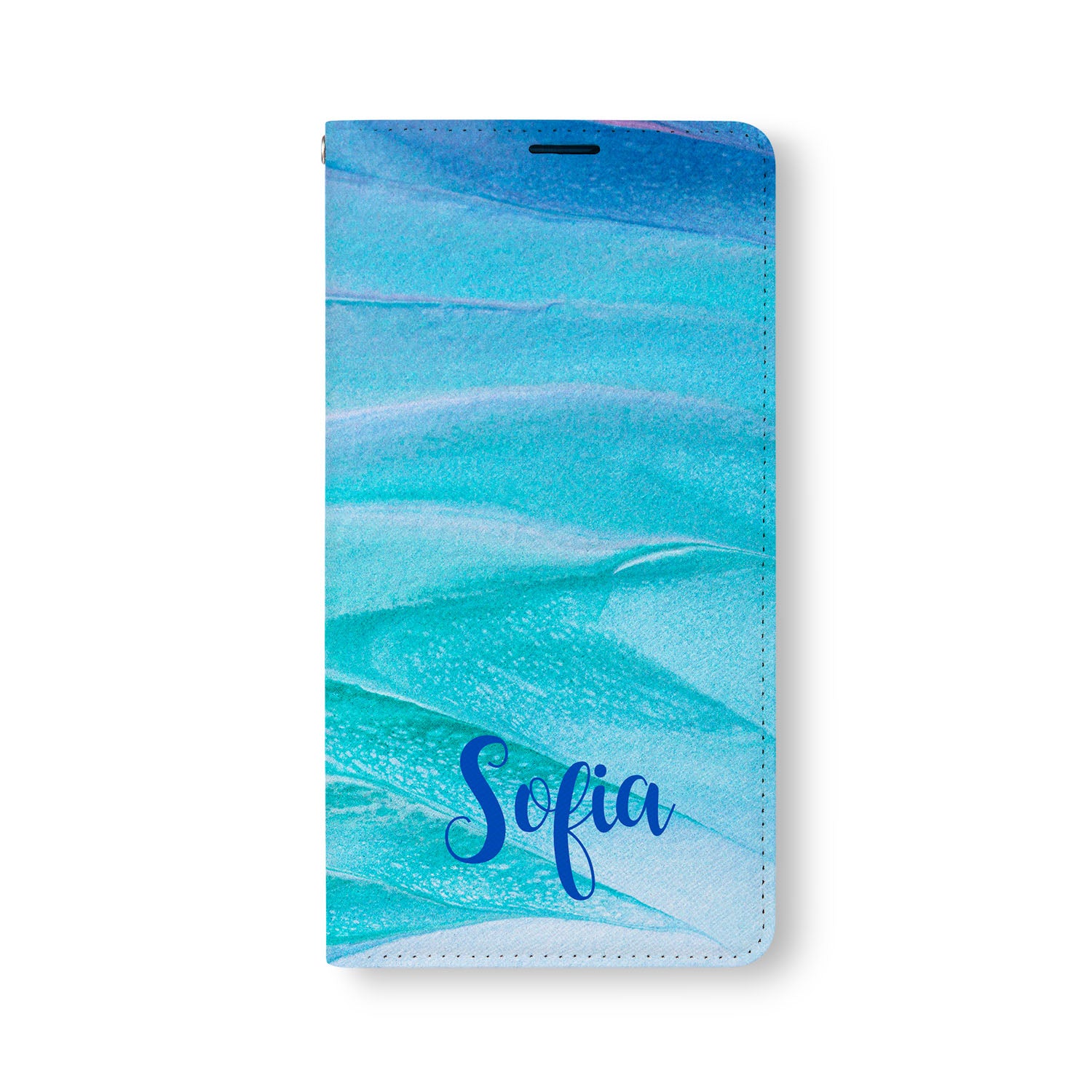 Premium iPhone Wallet Case with Abstract Art Design - Slim & Protective Cover for Everyday Use, Travel, and Business