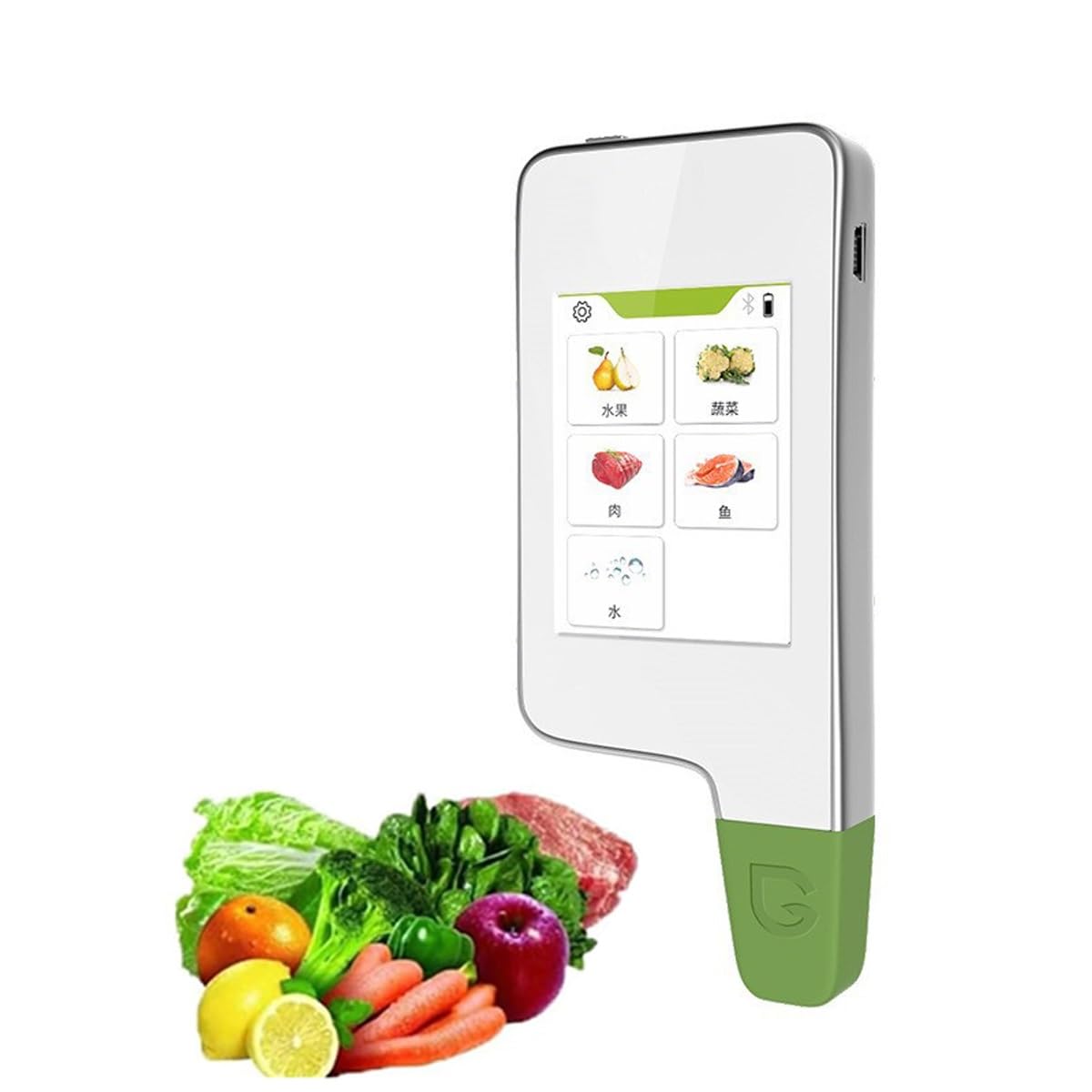 High Precision QYOEGSQ Digital Nitrate Tester for Food - Portable PPM Meter for Fruits, Vegetables, Meat, Fish & Water | Home Kitchen & Food Safety Testing Tool