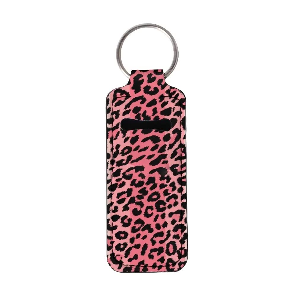 Stylish Tribal Mandala Flower Lip Balm Holder Keychain - Chapstick Sleeve & Pouch for Women - Perfect for Travel, Gym, and Everyday Use