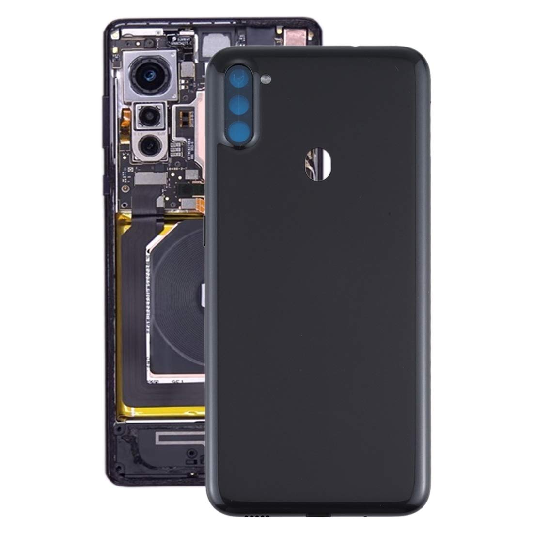 Samsung Galaxy A11 Back Cover - Black | Durable Phone Case for Daily Use