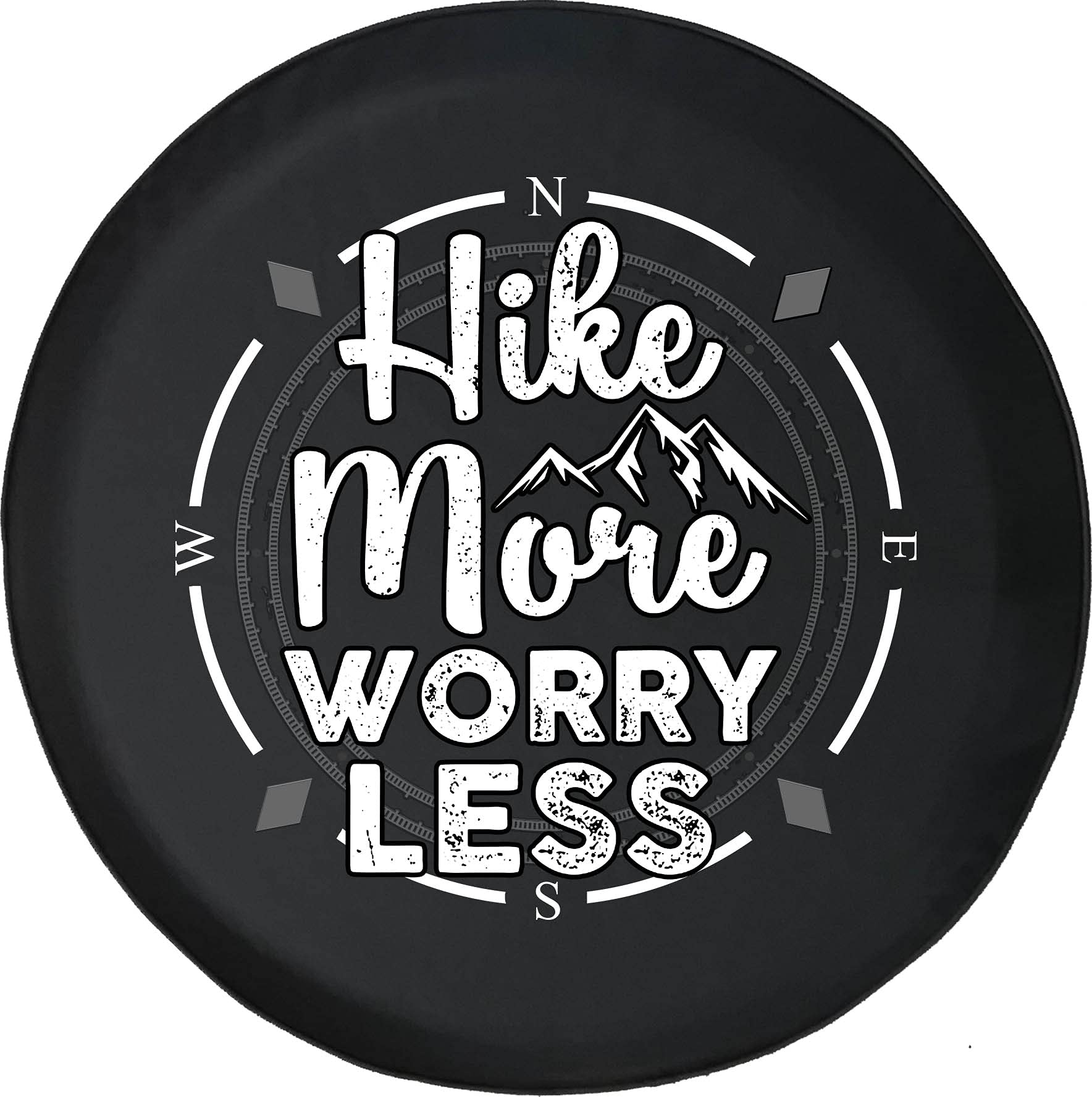 American Unlimited Spare Tire Cover with Compass Design - Durable SUV, Trailer & RV Wheel Protector for Off-Road Adventures | Perfect for Camping, Hiking & Outdoor Travel Accessories