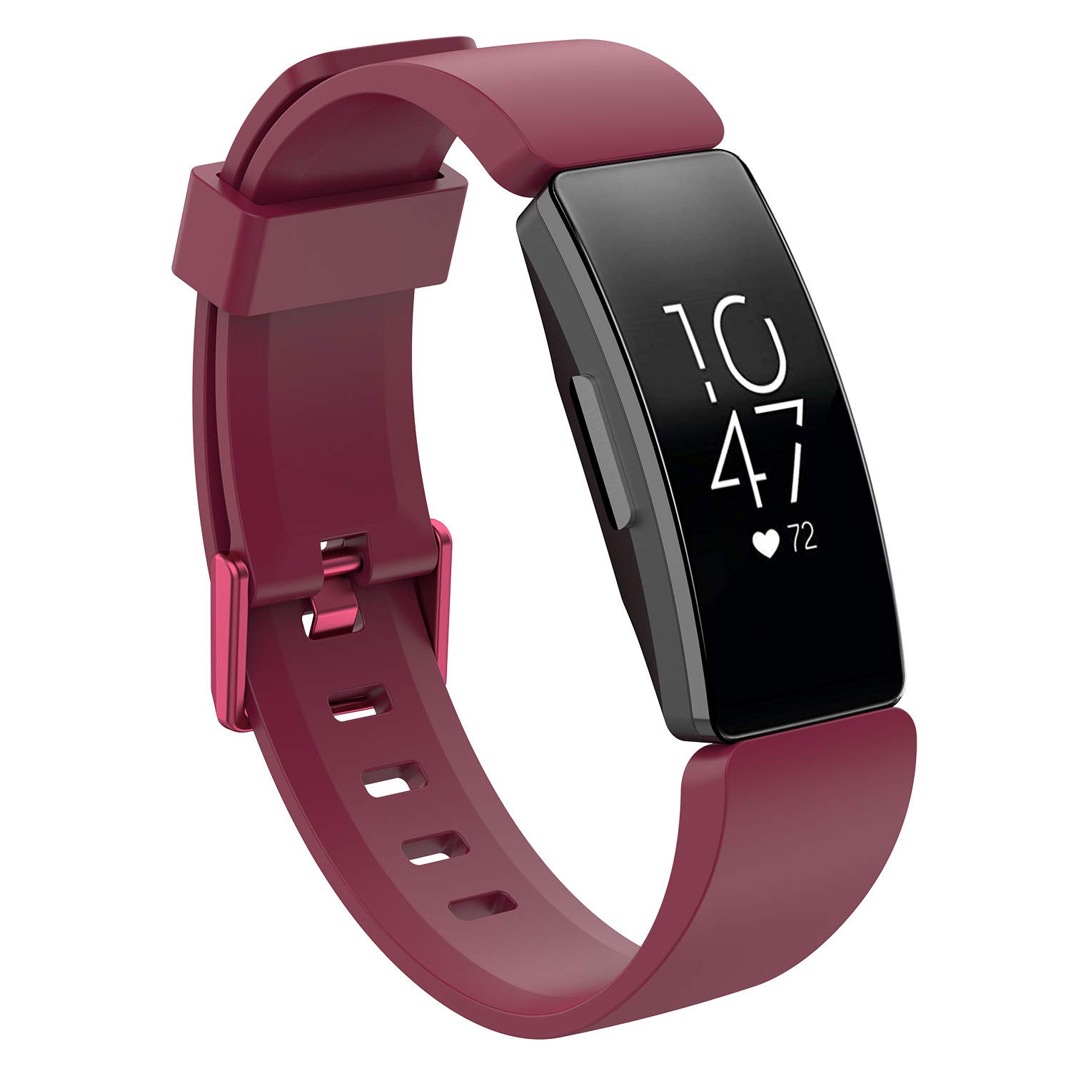Fitbit Inspire HR Bands - Silicone Sport Strap Replacement for Workouts & Daily Use