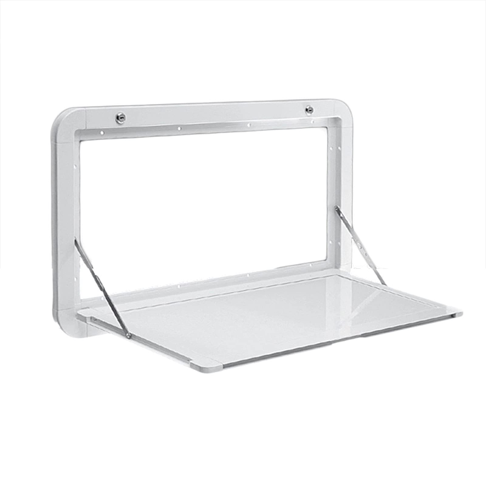 31.5 x 17.7 Inch RV Folding Table - Wall Mount Flip Down Desk with Lock for Campervans, Motorhomes & Travel Trailers | Outdoor Picnic, Dining & Workspace Solution