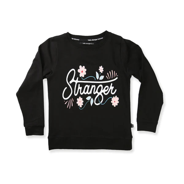 Hello Stranger Stranger Crew Black T-Shirt - Trendy Graphic Tee for Men & Women - Perfect for Casual Wear, Street Style & Everyday Outfits