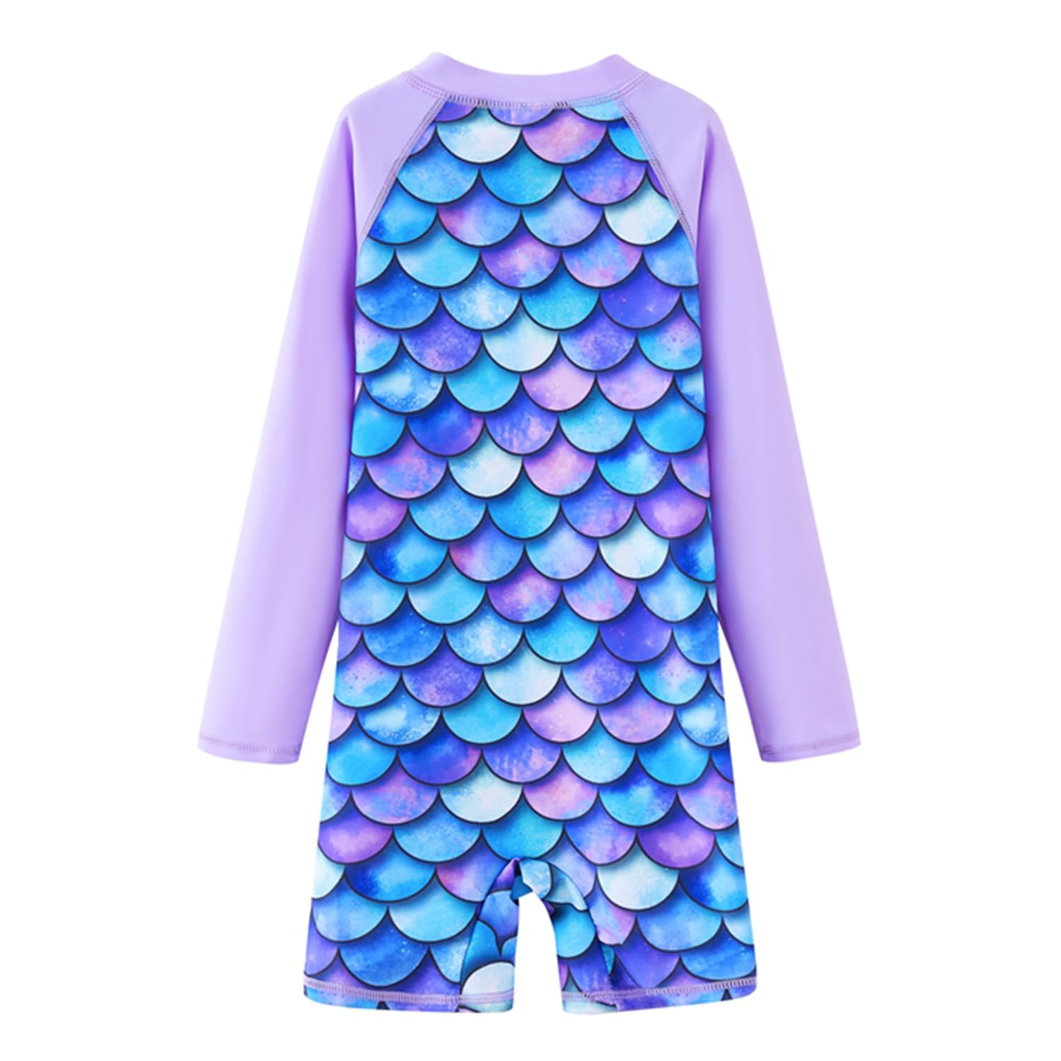 UMELOK Girls Long Sleeve Rash Guard One Piece Swimsuits with UPF 50+ UV Protection - Sun Protective Swimwear for Toddler & Kids - Perfect for Beach, Pool, Surfing & Water Sports