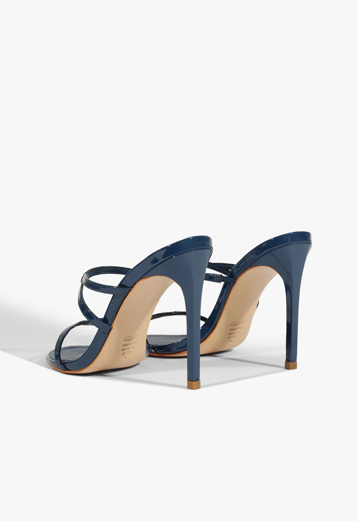 Diana Patent Leather Sandals with 2.5 Inch Heel - Women's High Heel Dress Sandals for Party, Wedding & Evening Events - Style S2152900470003
