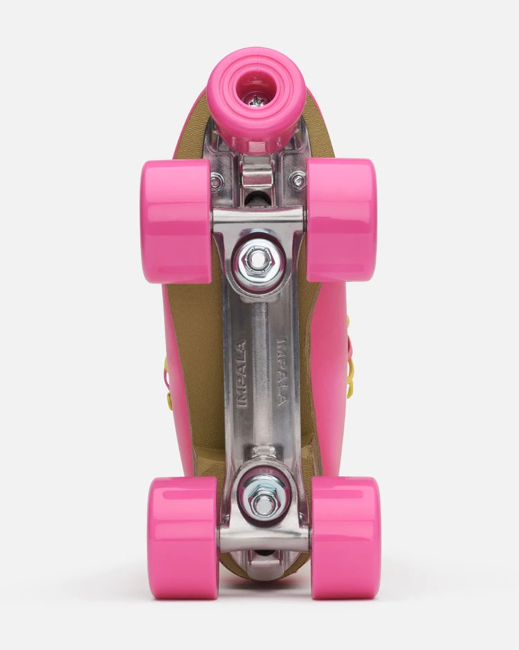 Impala Rollerskates for Women - Tropicana Pink Retro Quad Roller Skates with Light-Up Wheels | Perfect for Outdoor Skating, Roller Rinks, and 80s Themed Parties
