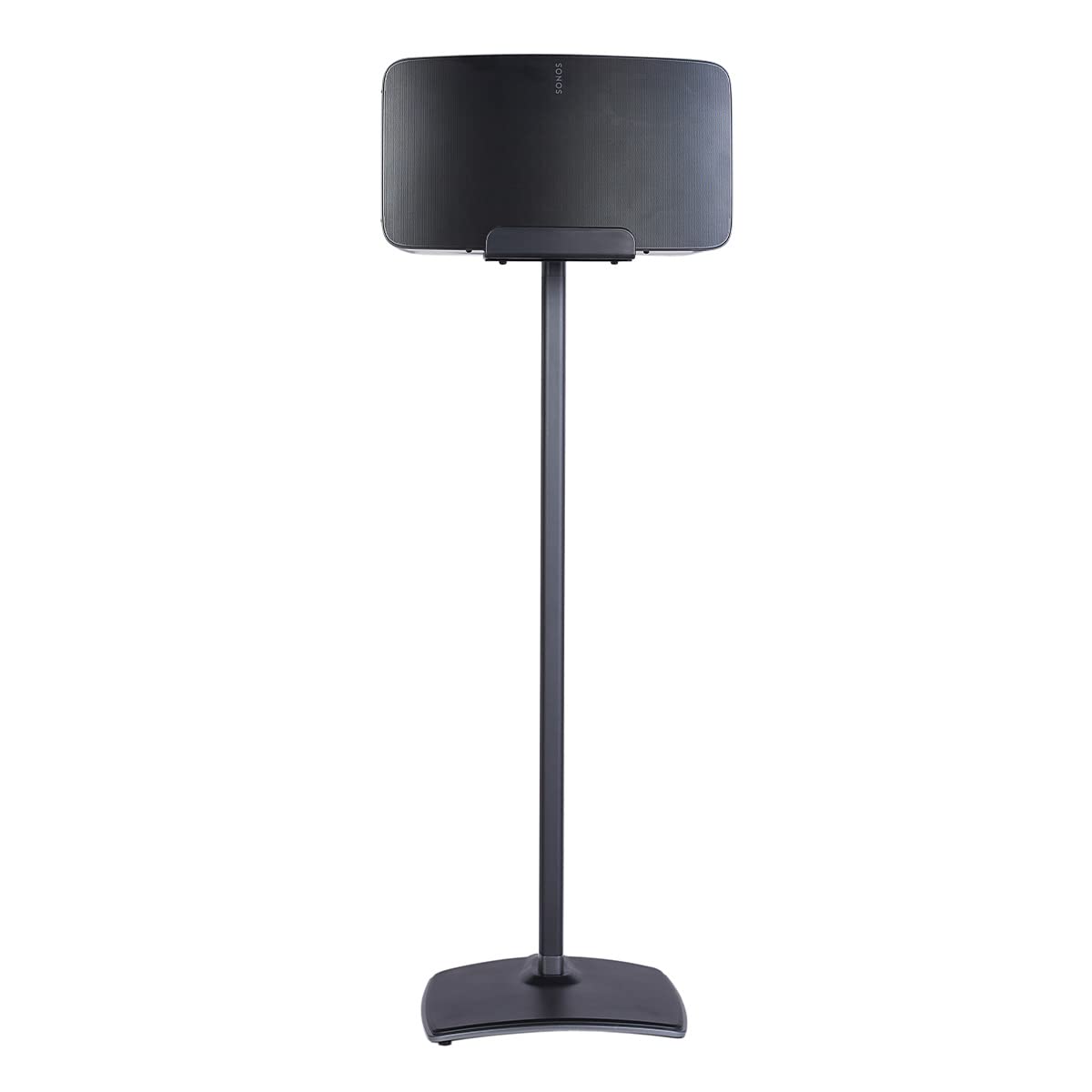 SANUS Premium Wireless Speaker Stand for Sonos Five & Play:5 - Vertical/Horizontal Placement with Built-in Cable Management - High-Quality Alloy Construction (Black) - Perfect for Home Theater, Music Studio & Living Room Audio Setup