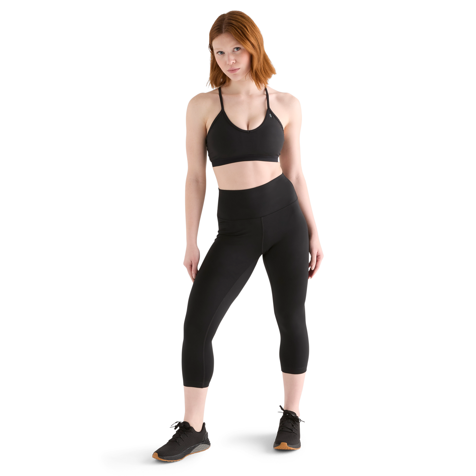 High Waist Yoga Pants for Women - Matte Tummy Control Leggings 21