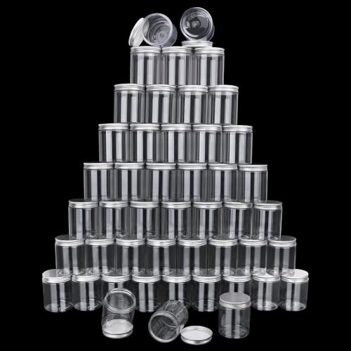 Clear silver lids
