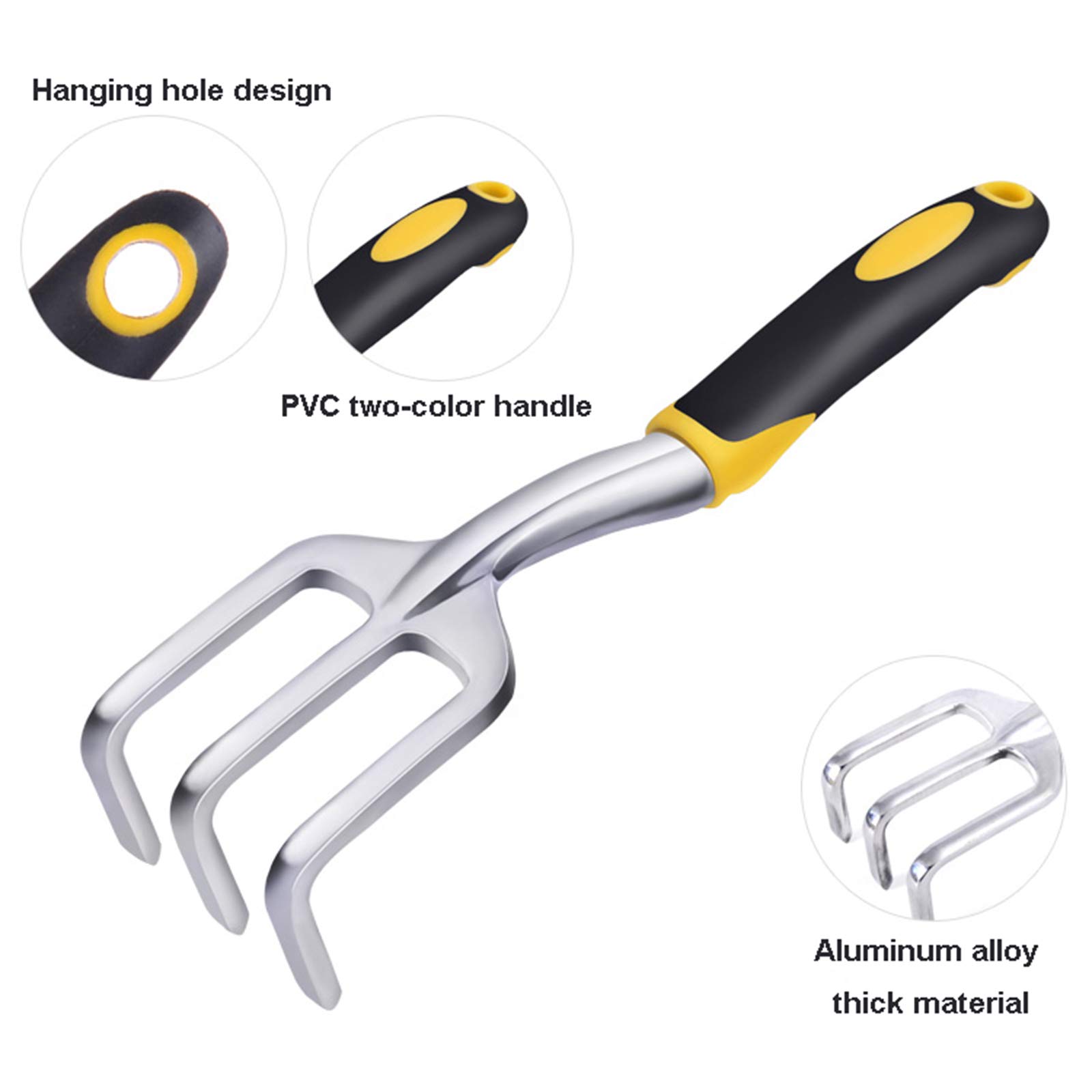 5-Piece Gardening Tool Set with Scoop, Rake, Hand Shovel & Transplanting Tools - Durable Garden Supplies for Planting, Weeding & Landscaping | Perfect for Home Gardeners & Professional Landscapers