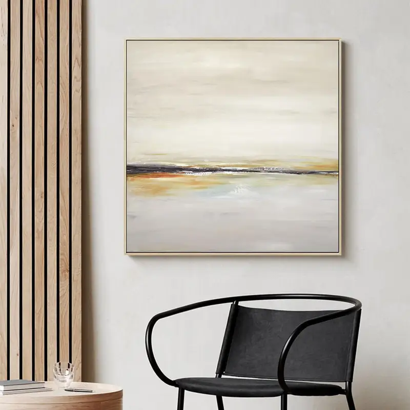 Abstract Painting #AB 016 - Modern Wall Art for Living Room, Bedroom & Office Decor - Handmade Canvas Artwork