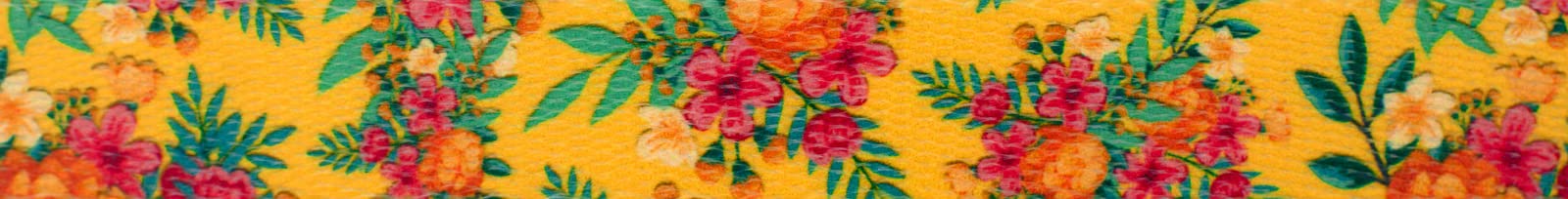 Country Brook Design - Tropical Floral Polyester Webbing for DIY Crafts, Handbags & Home Decor | Durable & Water-Resistant Fabric for Sewing Projects