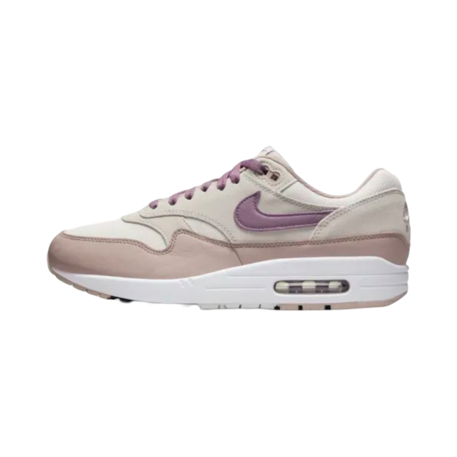 Nike Air Max 1 SC Light Bone Violet Dust Running Shoes - Men's Athletic Sneakers for Casual Wear, Gym & Street Fashion