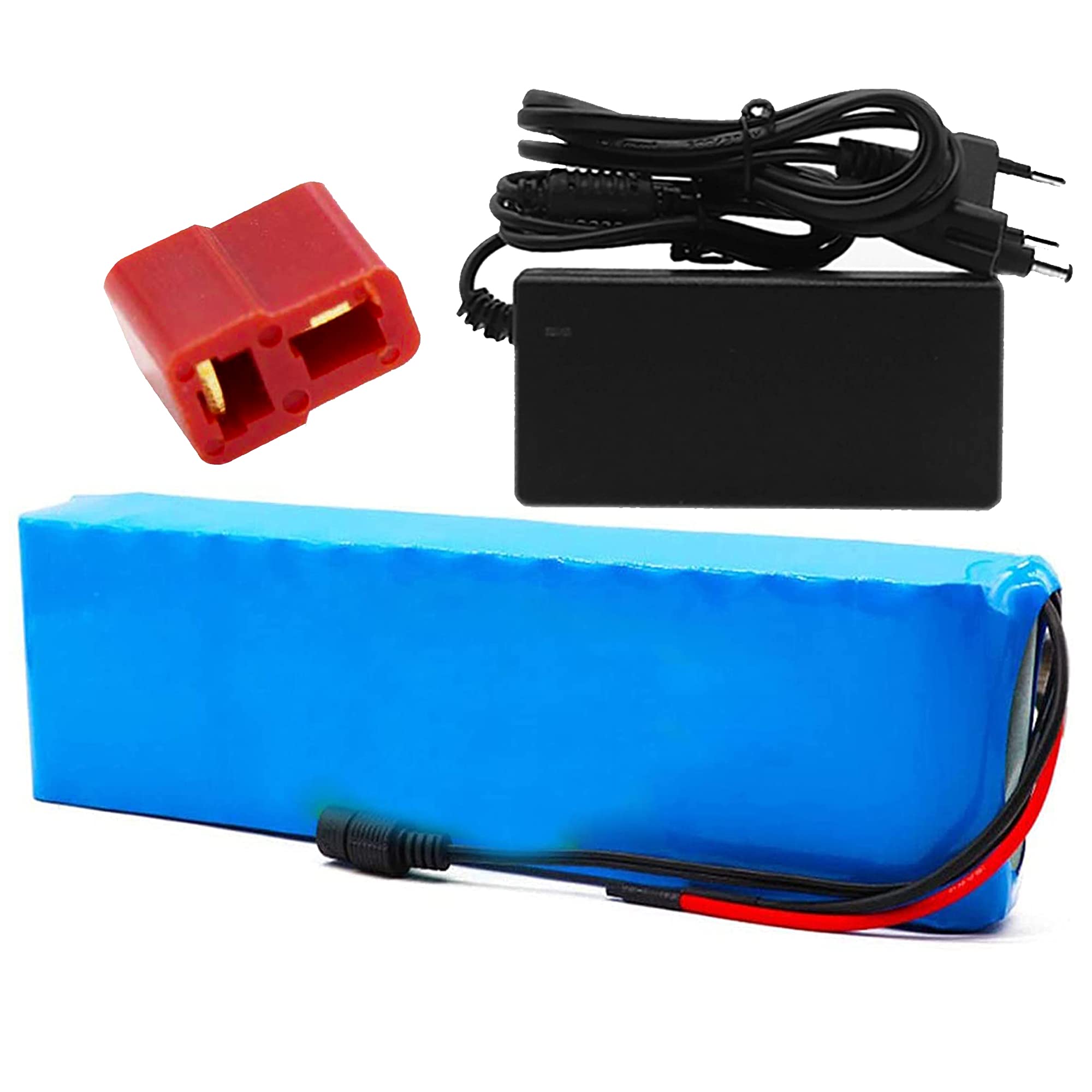 24V 15Ah Lithium Battery Pack for Electric Wheelchair, Mobility Scooter, E-Bike & Go-Kart - 15000mAh Li-ion Rechargeable Battery with BMS & Charger - Perfect for Outdoor Mobility & Power Sports