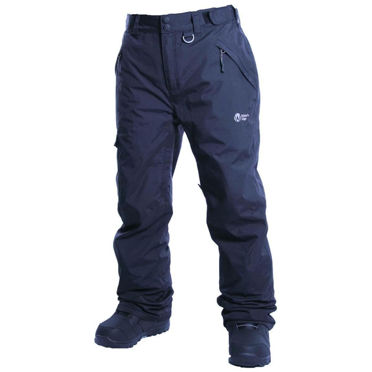 Men's Insulated Snow Pants for Winter - Waterproof & Windproof Mountain Range Ski Pants for Hiking, Skiing & Snowboarding