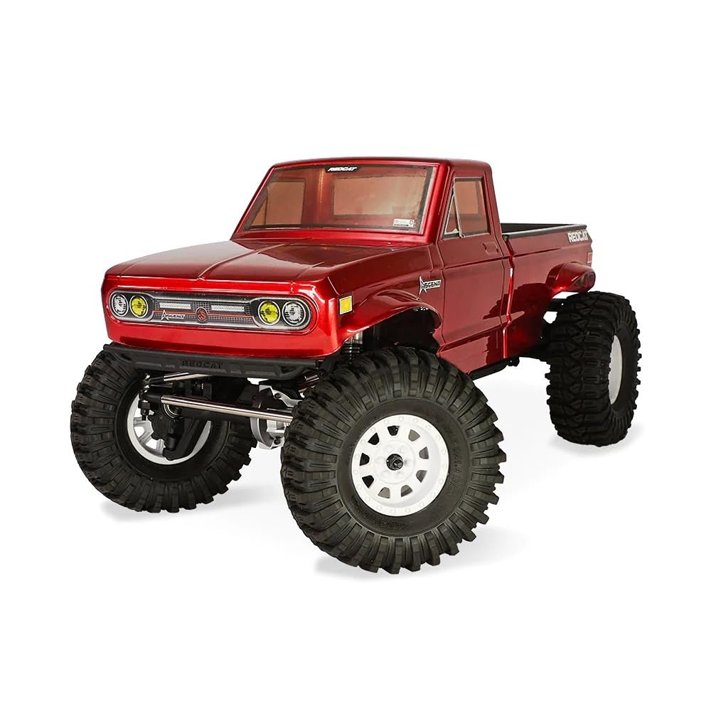 Redcat Ascent 1/10 Scale LCG Performance Rock Crawler - High Torque 4WD RC Car for Off-Road Trail & Rock Climbing Adventures (Red) - Perfect for Backyard Crawling, Trail Exploration and Competitive RC Racing