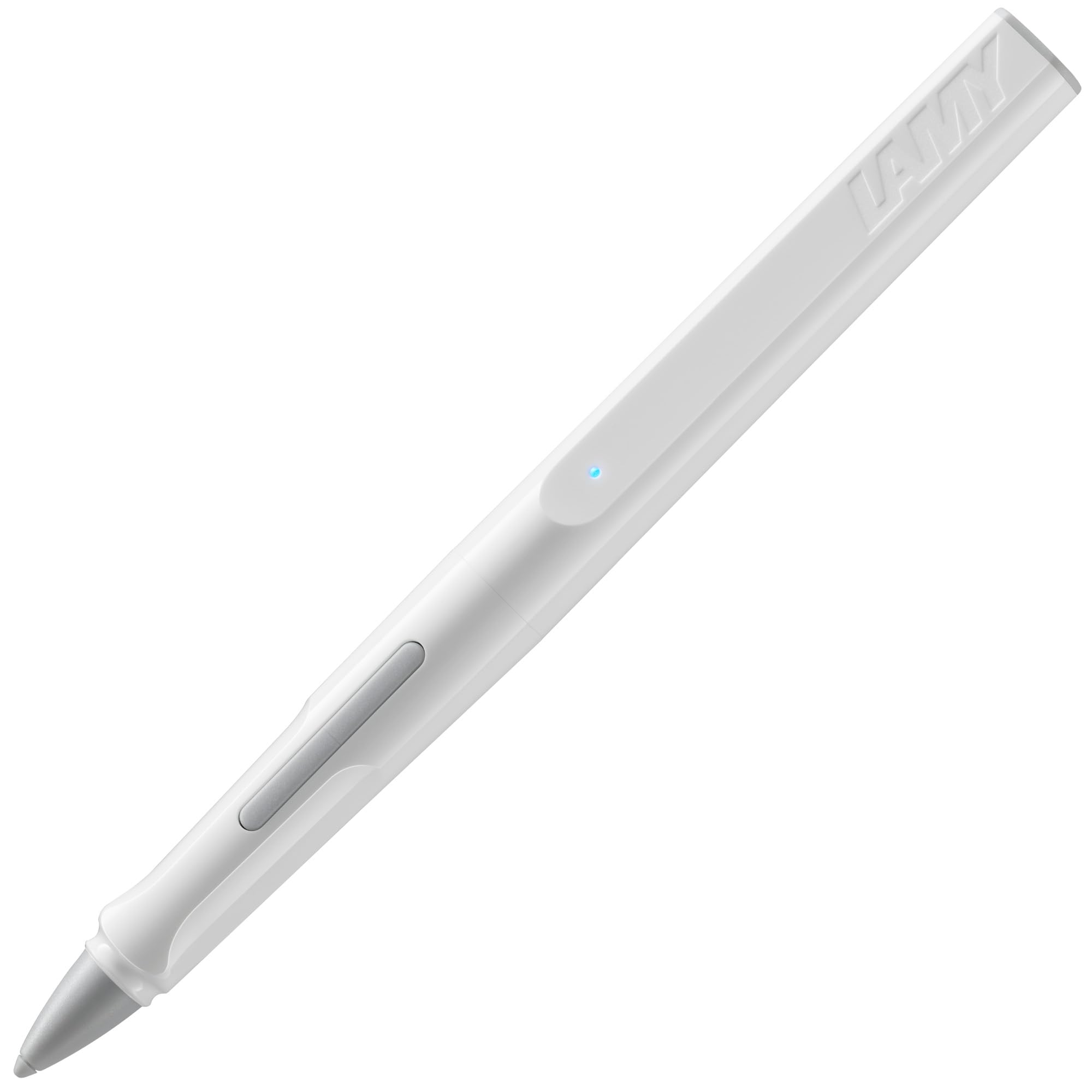 LAMY Safari Note+ White Stylus Pen for iPad - Palm Rejection, Tilt Sensitivity & Ergonomic Grip - Compatible with All iPad Models (2018-2023) - 10-Hour Battery Life - Perfect for Drawing, Note-Taking & Digital Art
