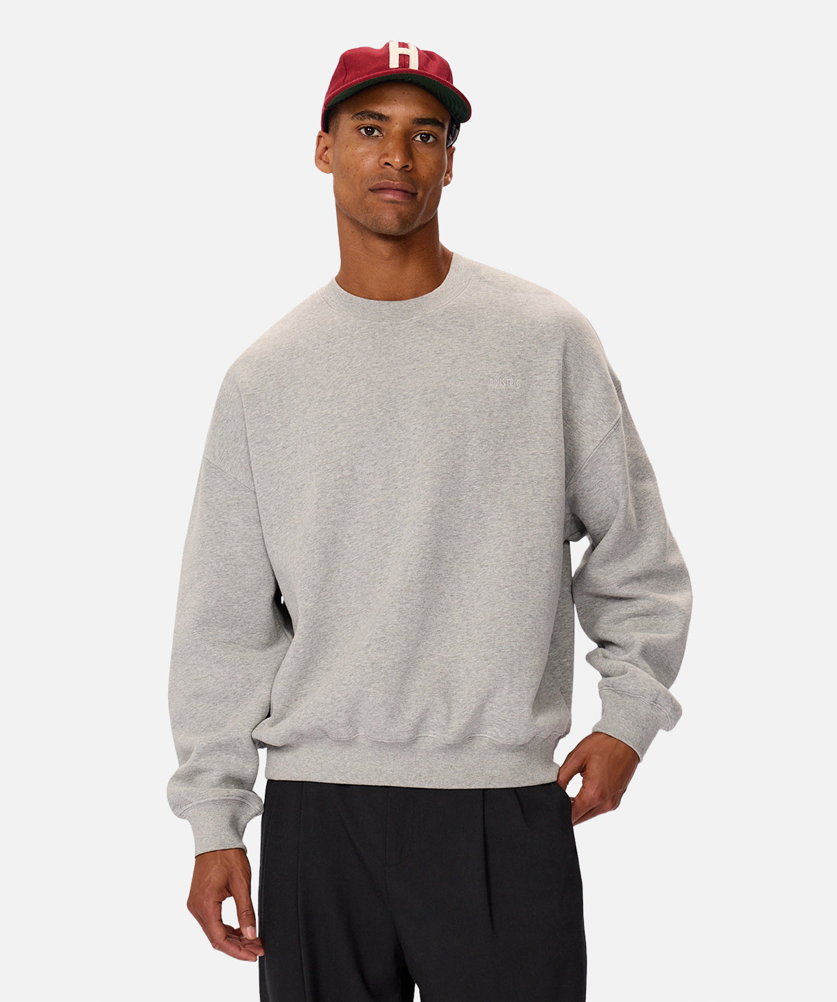 Del Sur Marle Sweater - Mid Grey 24 | Soft Cotton Pullover for Women | Perfect for Casual Wear, Layering & Cozy Fall Outfits