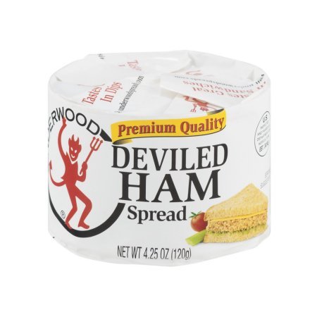Underwood Deviled Ham 4.25 Oz Cans - Pack of 16 | Spiced Meat Spread for Sandwiches, Snacks & Charcuterie Boards | Perfect for Picnics, Lunches & Party Appetizers