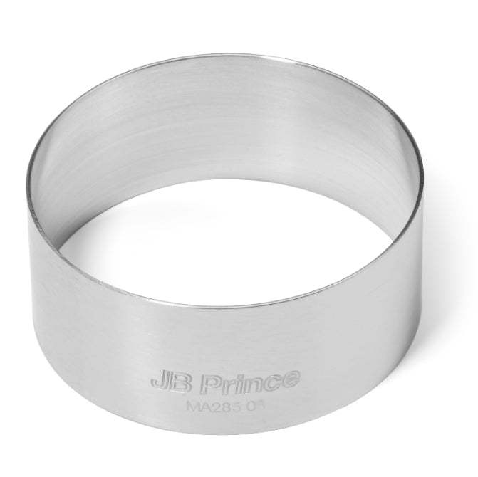 JB Prince Premium Seamless Stainless Steel Ring - 1.38 Inch Height - Durable & Hypoallergenic Jewelry for Men & Women - Perfect for Weddings, Anniversaries & Everyday Wear