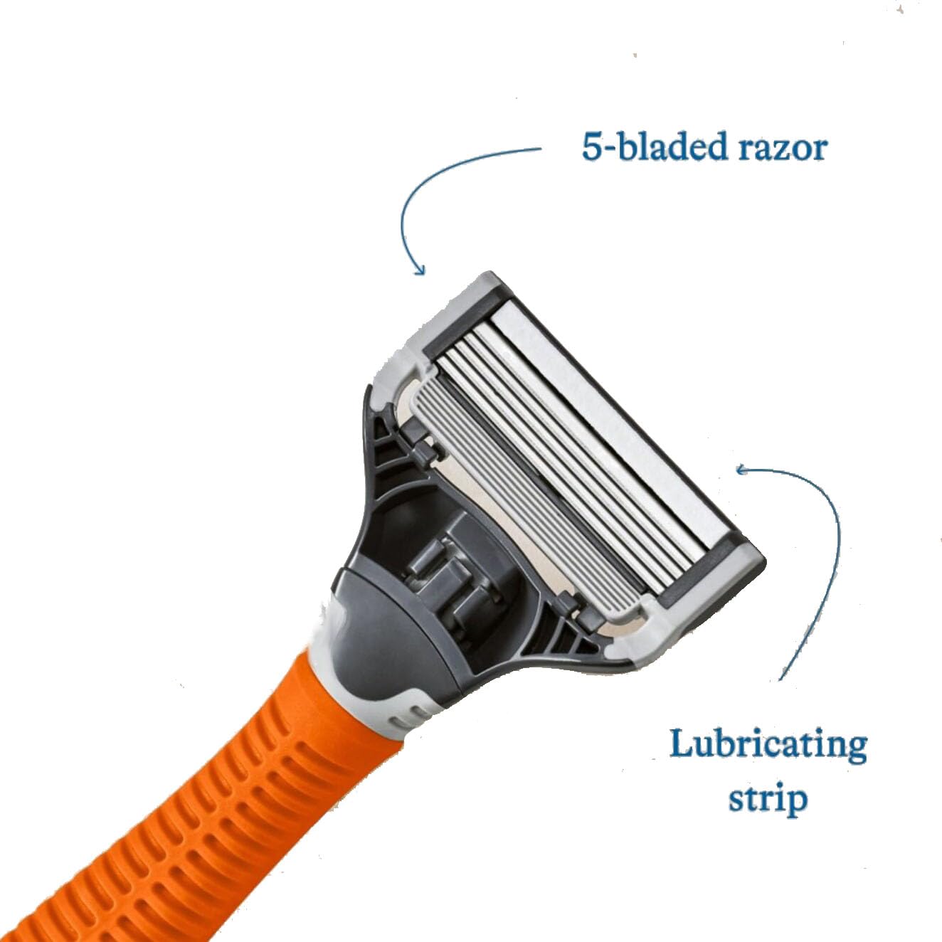 Harry's Shave Kit for Men - Weighted Ergonomic Razor Handle, 5-Blade Razor, Foaming Shave Gel (2oz) & Travel Blade Cover - Perfect Travel Shaving Set & Gifts for Him - Ideal for Business Trips, Vacations & Daily Grooming Routine