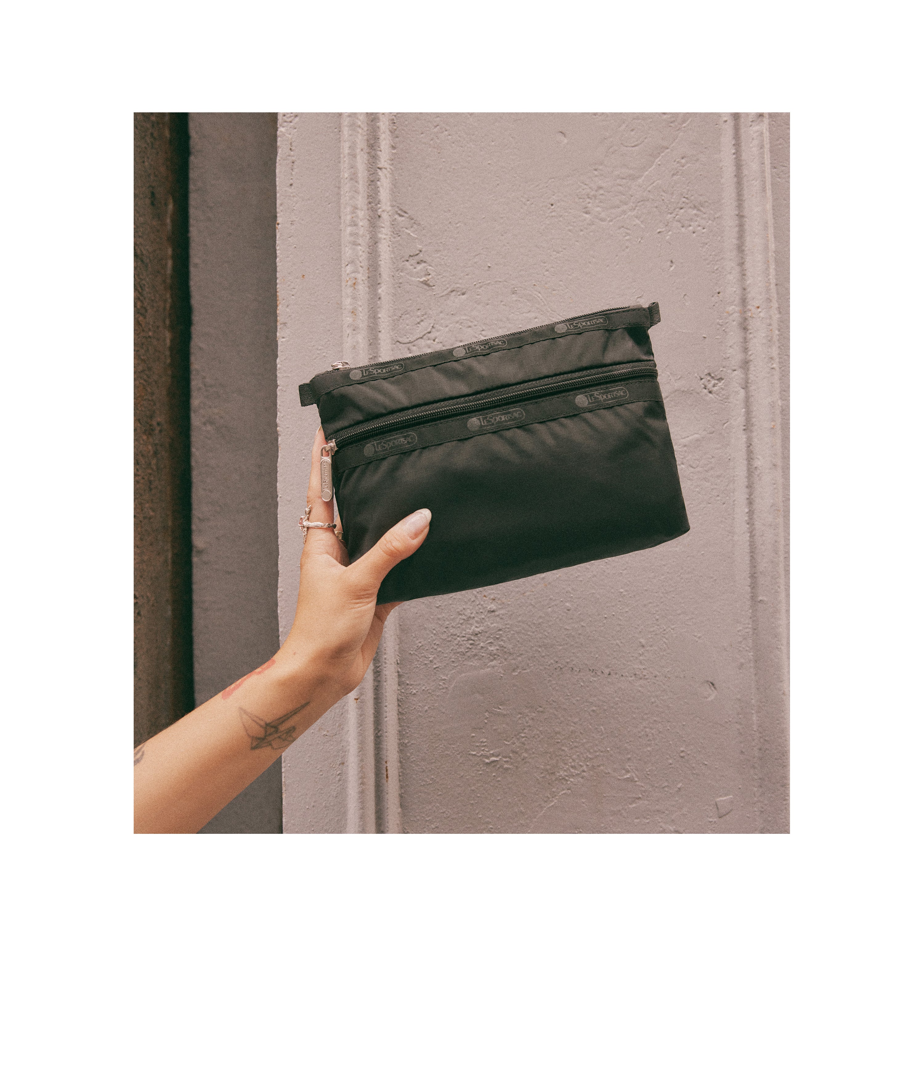 Stylish Cosmetic Clutch Bag for Women - Travel Makeup Organizer with Mirror | Perfect for Travel, Parties & Everyday Essentials Storage