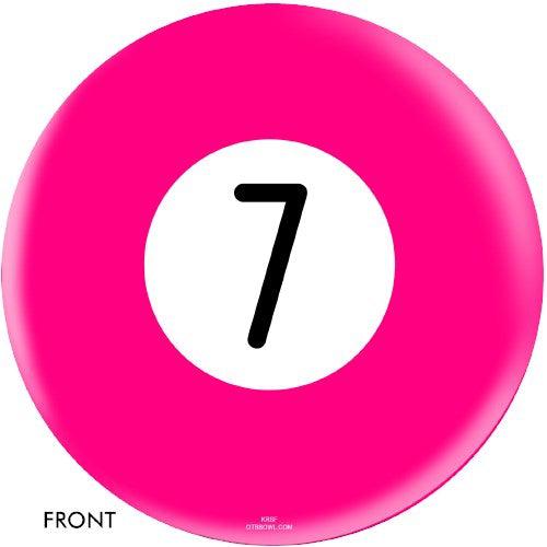 Pink OnTheBallBowling Billiard Bowling Ball - Size 7 for Professional & Casual Play - Perfect for Bowling Alleys, Game Rooms & Home Entertainment