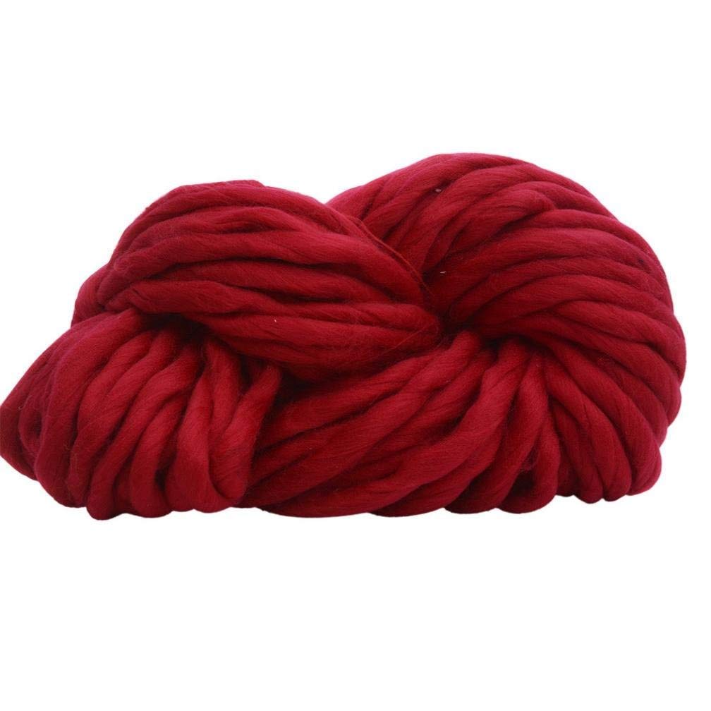 2.2 lbs Super Chunky Wool Yarn for Arm Knitting - Non-Mulesed, Extra Thick Giant Yarn for DIY Chunky Knit Blankets, Throws & Home Decor - Perfect for Cozy Winter Crafts & Gift Making